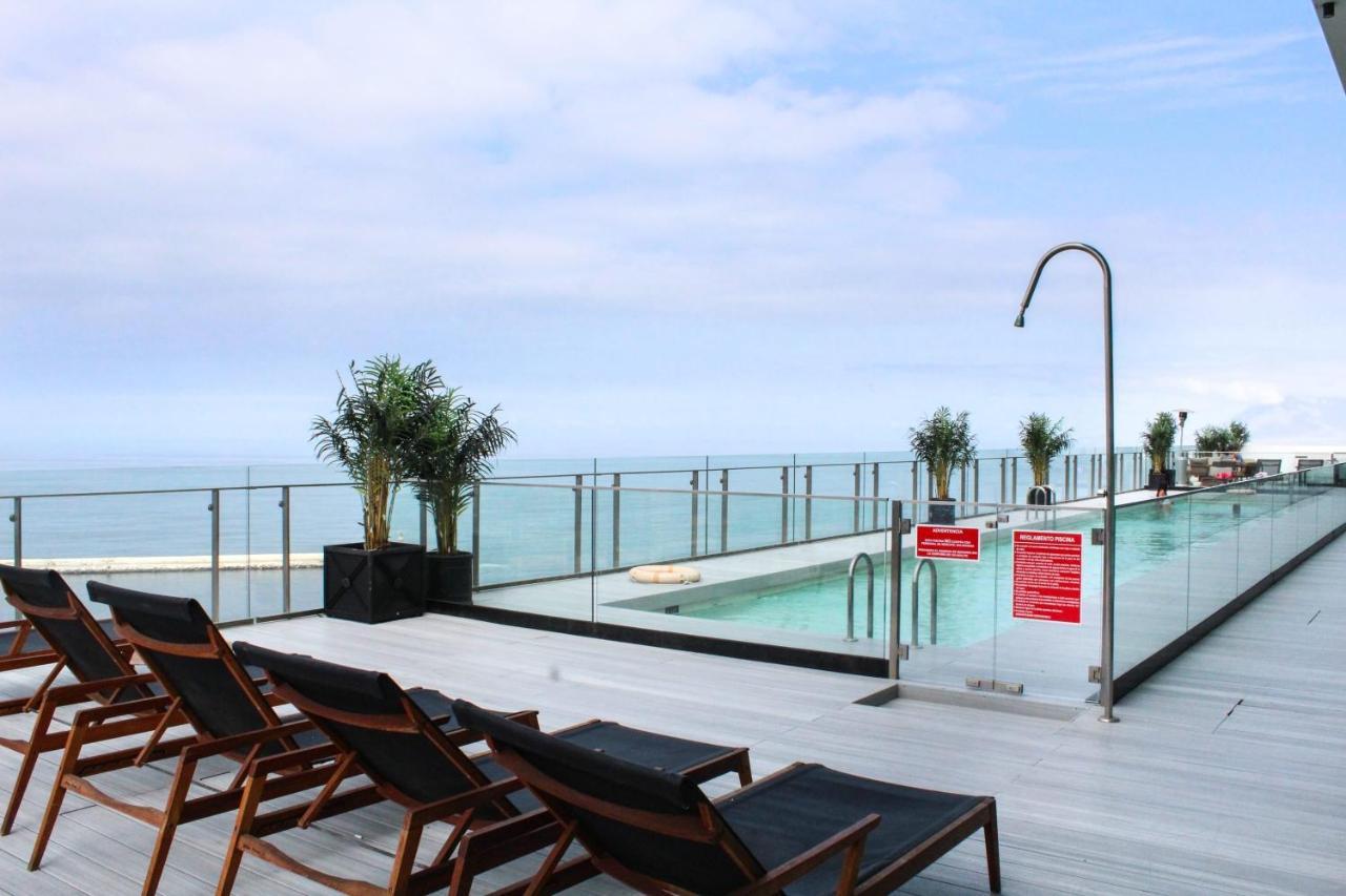2d2b Espectacular Departamento De Lujo Nuevo Con Estacionamiento Yterraza Vista Al Mar Servicio Hom Apartamento *